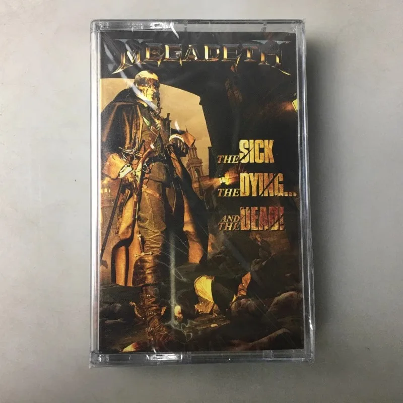 

Музыкальная лента Rock Megadeth Dave Mustaine The Sick The Dying And The Dead, кассеты для альбома Косплей Walkman Recorder Soundtracks Box