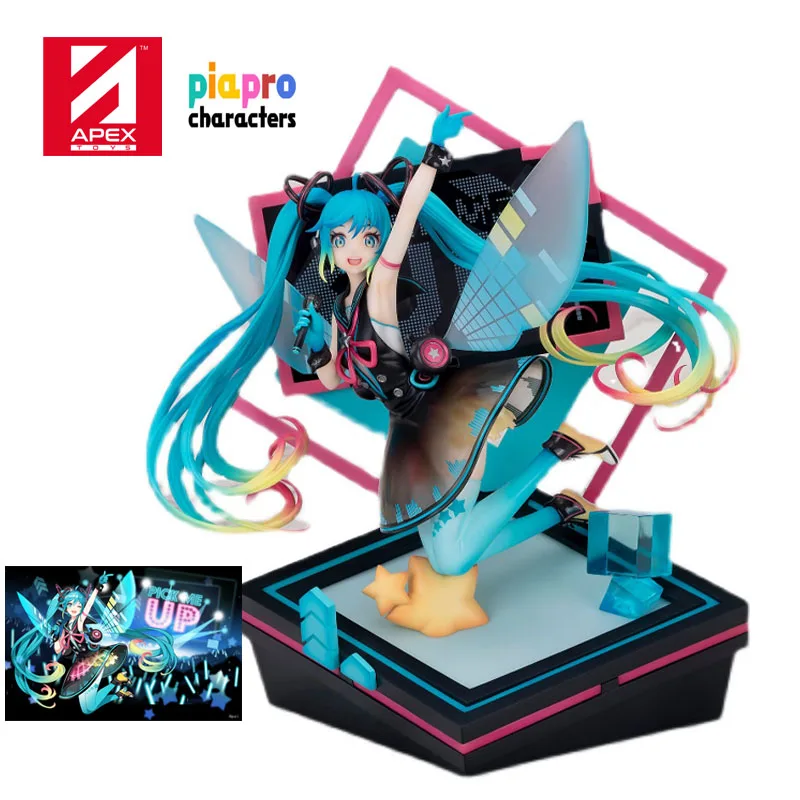 Stock Original Genuine Hatsune Miku APEX TOYS Pick Me Up Piapro Characters 24CM PVC Action Anime Figure Model Toys Doll Gift