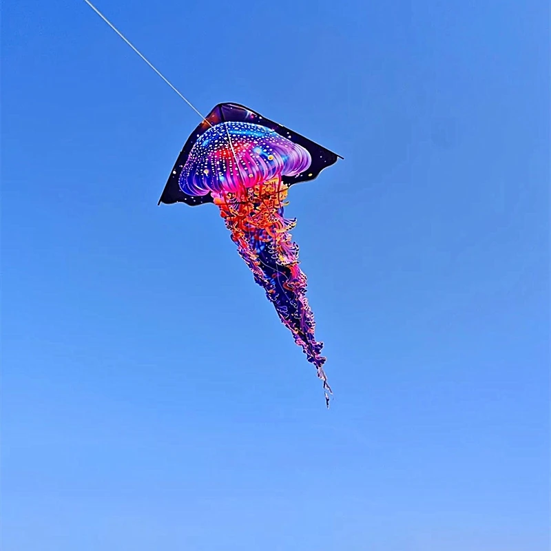 gratis verzending kwallen vlieger vissen vliegeren professionele vlieger peonzas con cuerda kite drachen power kite opblaasbare vliegers