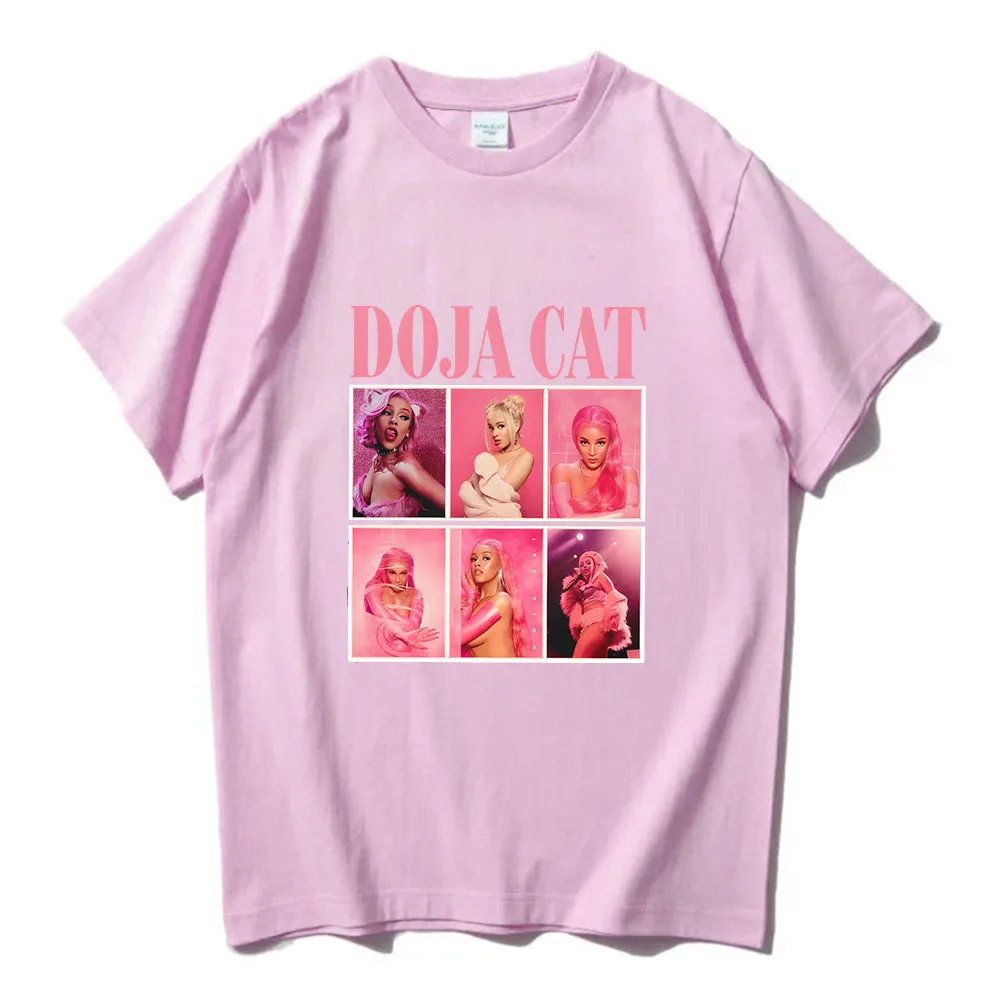 Doja Cat Singer Printing T-shirts Short Sleeve Women Men Tee-shirt Summer Casual Cotton Comfortable Shirt Ropa Mujer Graphic Tee