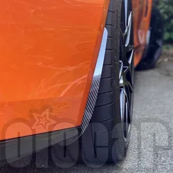 oiomotors Dry Carbon Fiber Rear Splash Guards Arch Guards Mud Flaps for BMW F80 M3 F82 F83 M4