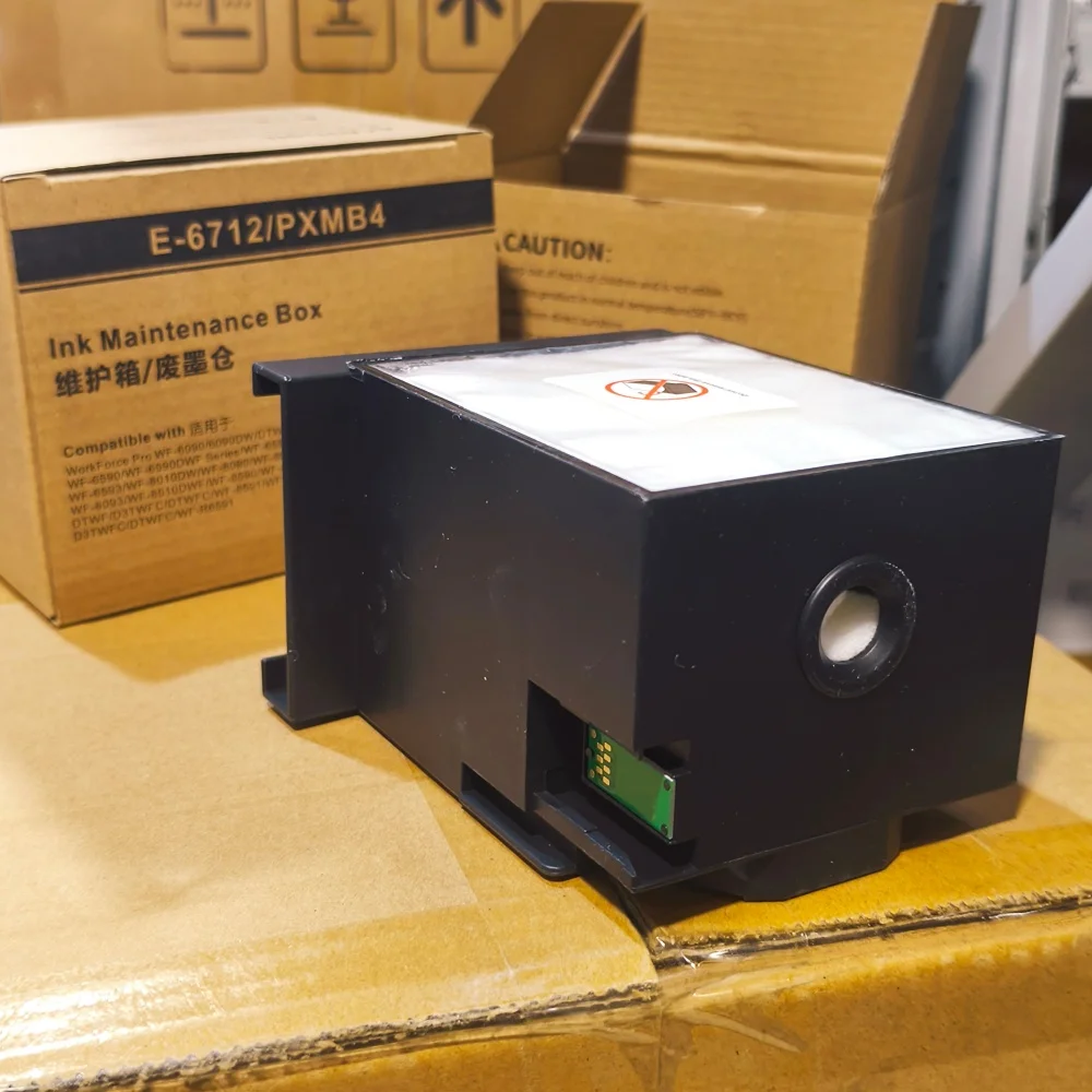 

5X T6712 T671200 Ink Maintenance Box for EPSON WF 6090 6590 8010 8090 8510 8590 WF6090 WF6590 WF8010 WF8090 WF8510 WF8590