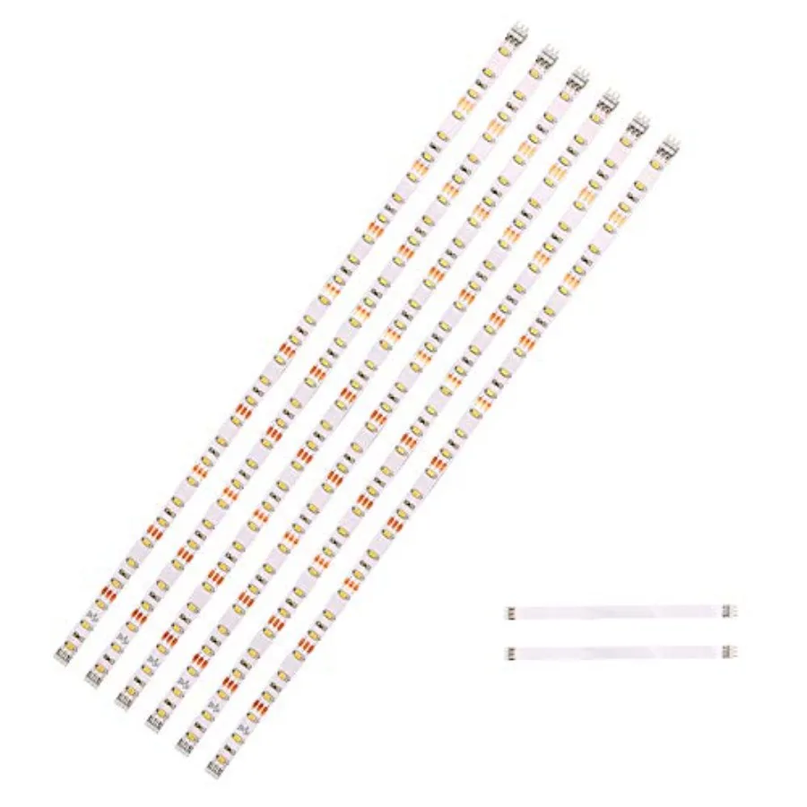 LED Extension Light bar, 6PCS 20 inch, 3Pin Strip Light, Accessories 2700K