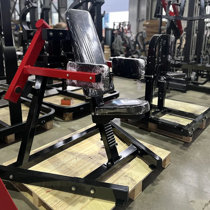 Máquina de elevación lateral para equipos de gimnasio cargada con placa de máquina de derretir sentada al por mayor de fábrica
