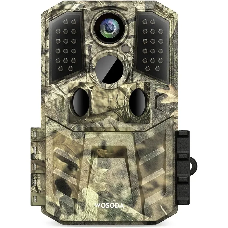 

30MP 1920P Trail Camera Night Vision Motion Activated Hunting Deer Camera Waterproof Outdoor Wildlife Monitoring