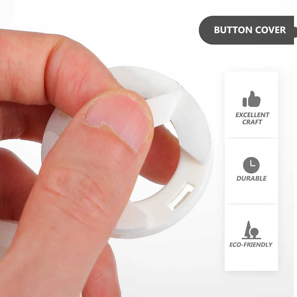

3Pcs Car Button Cover Lock for Babies - Washing Machine Safety Cover Child Proofing Easy to Install