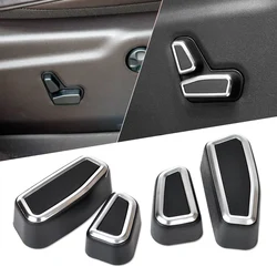 beler  4pcs Front Seat Adjustment Switch Cover for Jeep Grand Cherokee Patriot Chrysler 300C 2011 2012 2013 2014 2015