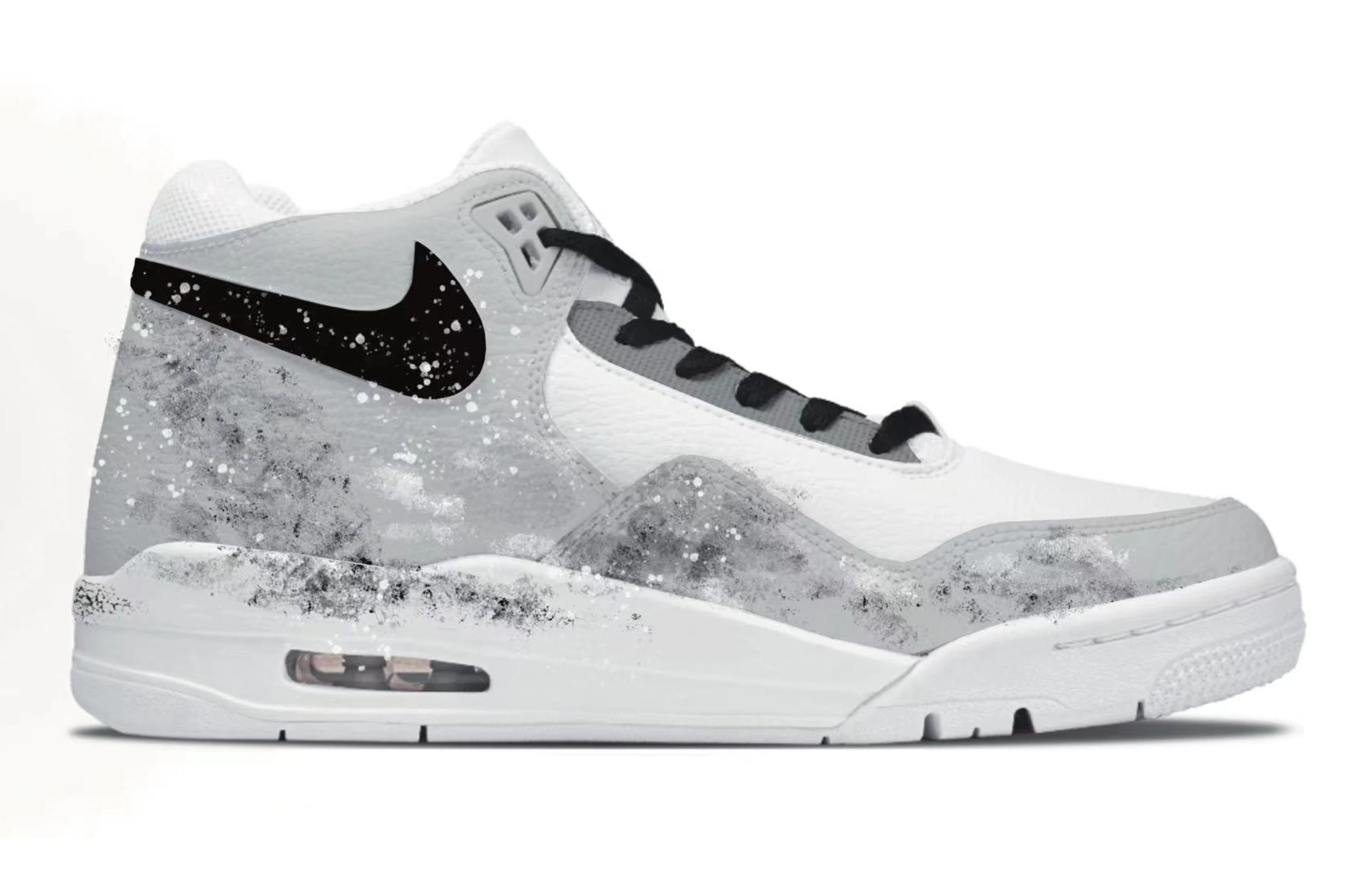 Nike Flight Legacy Divine Steed Brings Auspiciousness Abrasion Resistant Abrasion Resistant Mid top BQ4212-101(Team1744-)
