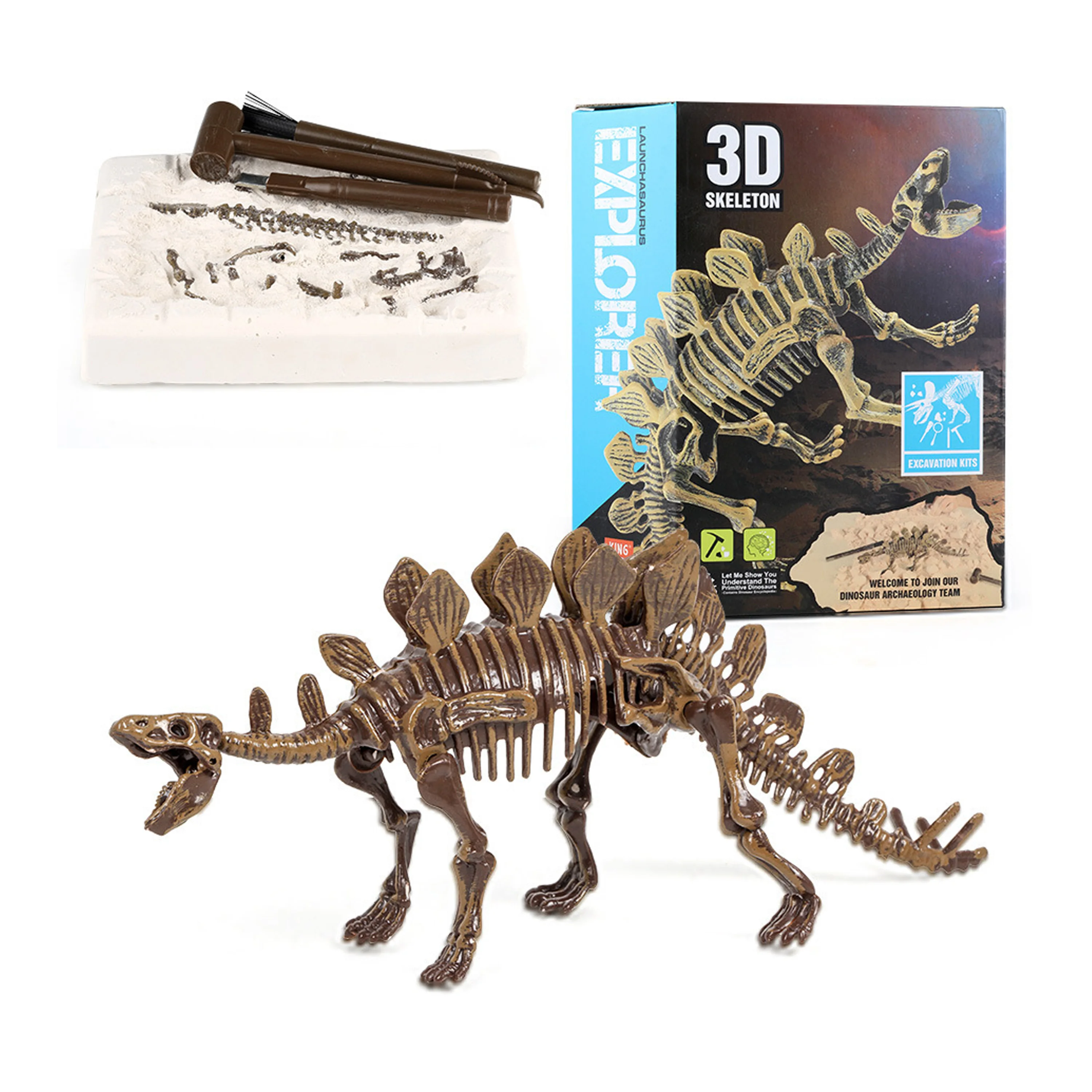 Jurassic Dinosaur Fossil Excavation Kit: Fun Educational STEM Toy for Kids,Interactive Learning & Discovery for Dino Enthusiasts