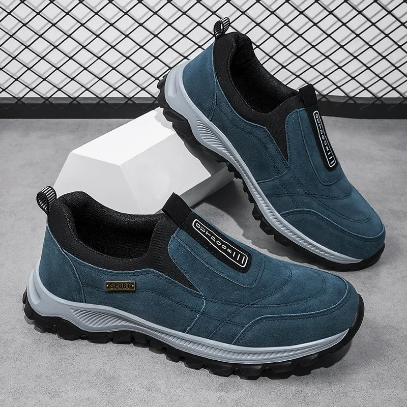 Outdoor Men's Casual Shoes Cover Foot  Platform Loafers for Men Non-Slip Sneakers Fashion Comfor Running Hiking Shoes Zapatillas