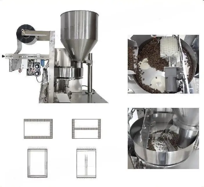 Automatic Small Vertical Food Packing Machine Sugar Spices Weighing Machine Multi-function Packaging Machines
