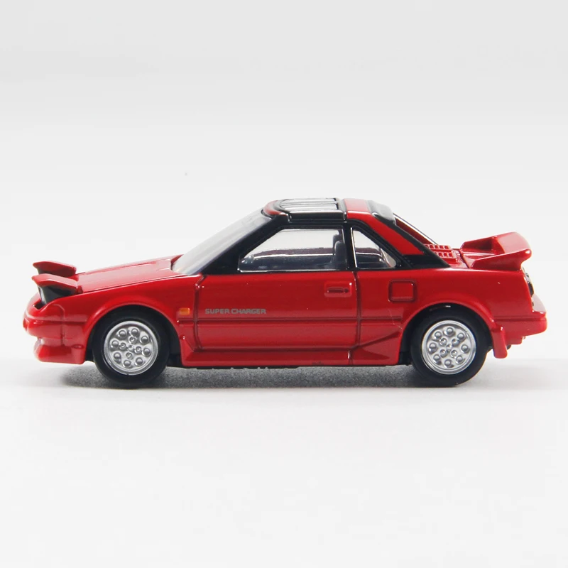 TAKARA TOMY Red Box TP40 Toyota MR2 sports car alloy model, children\'s collection of decorative toys, holiday gifts for friends.