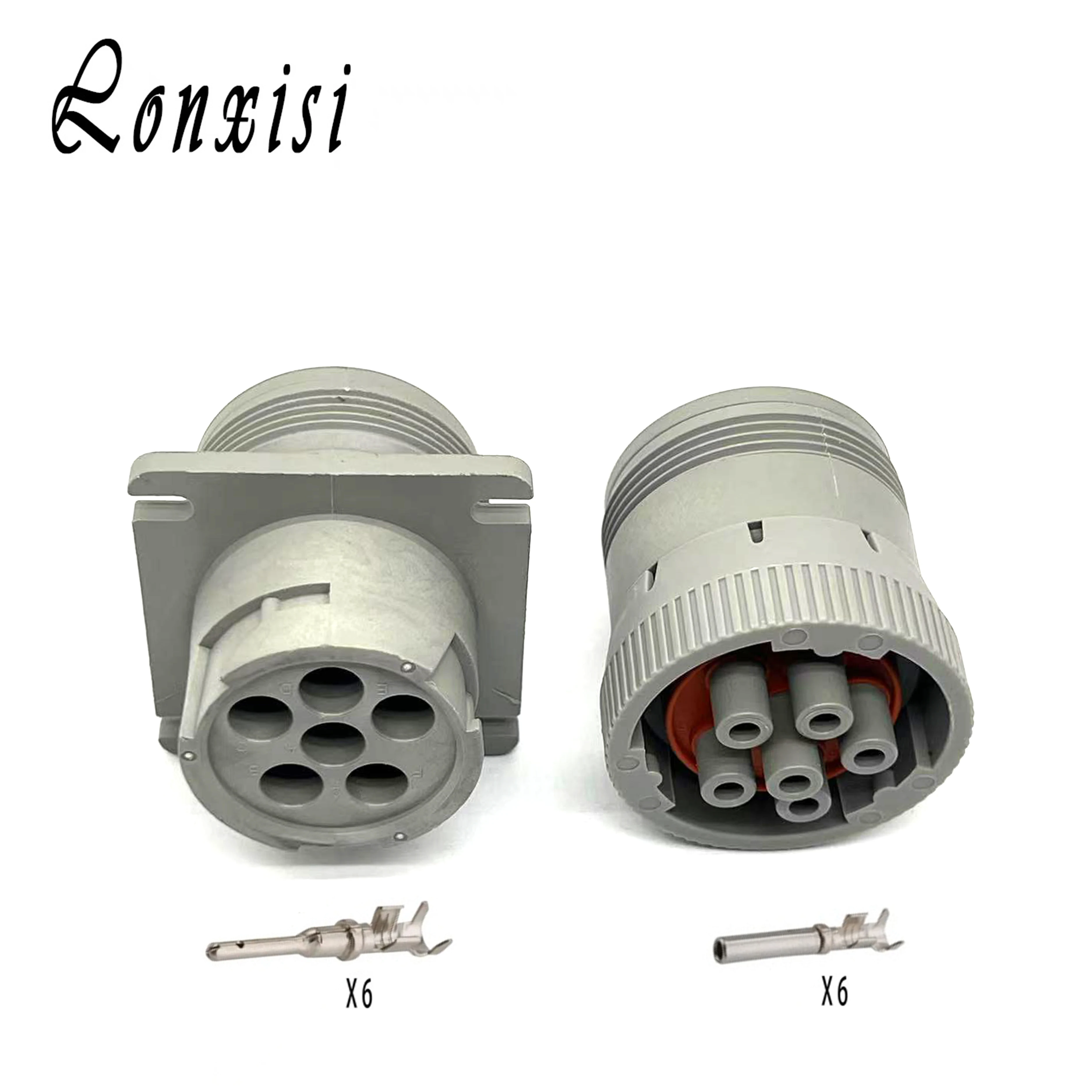 

1/5/10/20/Sets 6pin HD16-6-96S DEUTSCH HD10-6-96P Male Female Connector ROHS Environmental Protection Waterproof Flame Retardant