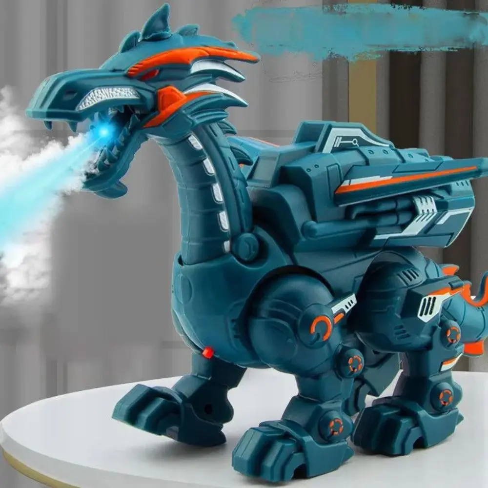 Animal Model Electric Dinosaur Spray Toy Mechanical Water Spray Spray Dragon Kids Toys Electric Interactive