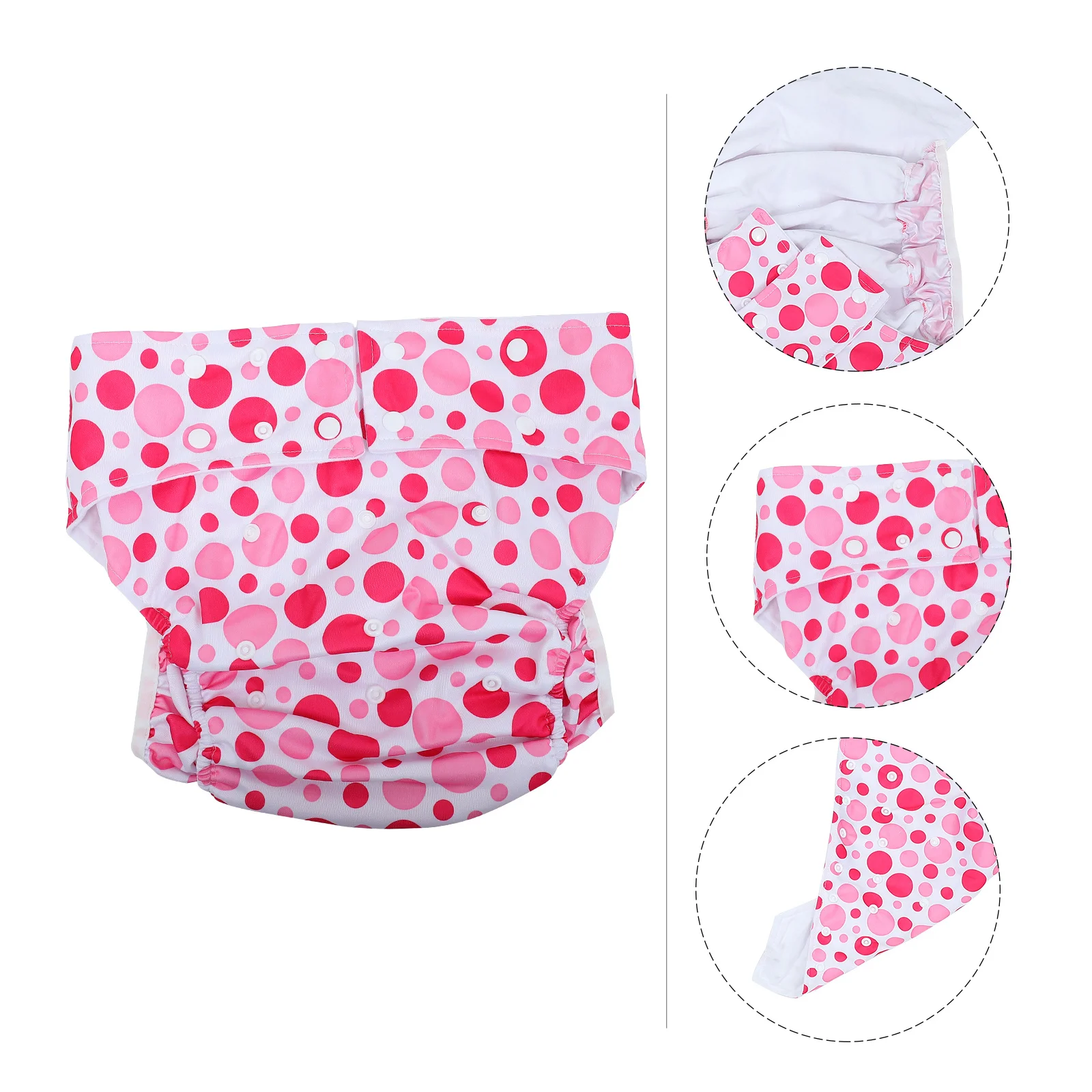 

1 шт., герметичный подгузник для взрослых, регулируемый многоразовый тканевый подгузник, мягкий дышащий водонепроницаемый коврик для недержания для инвалидной коляски пожилого возраста