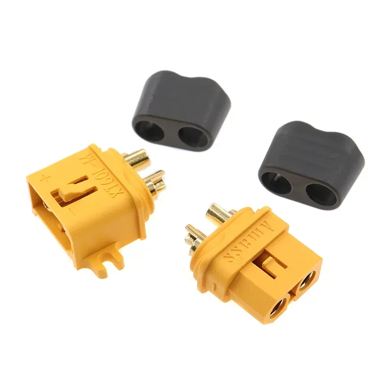 50pcs XT60L Lipo Battery Plug Connector with Cover Sheath Housing Male   Female Spare Parts for DIY RC Toys