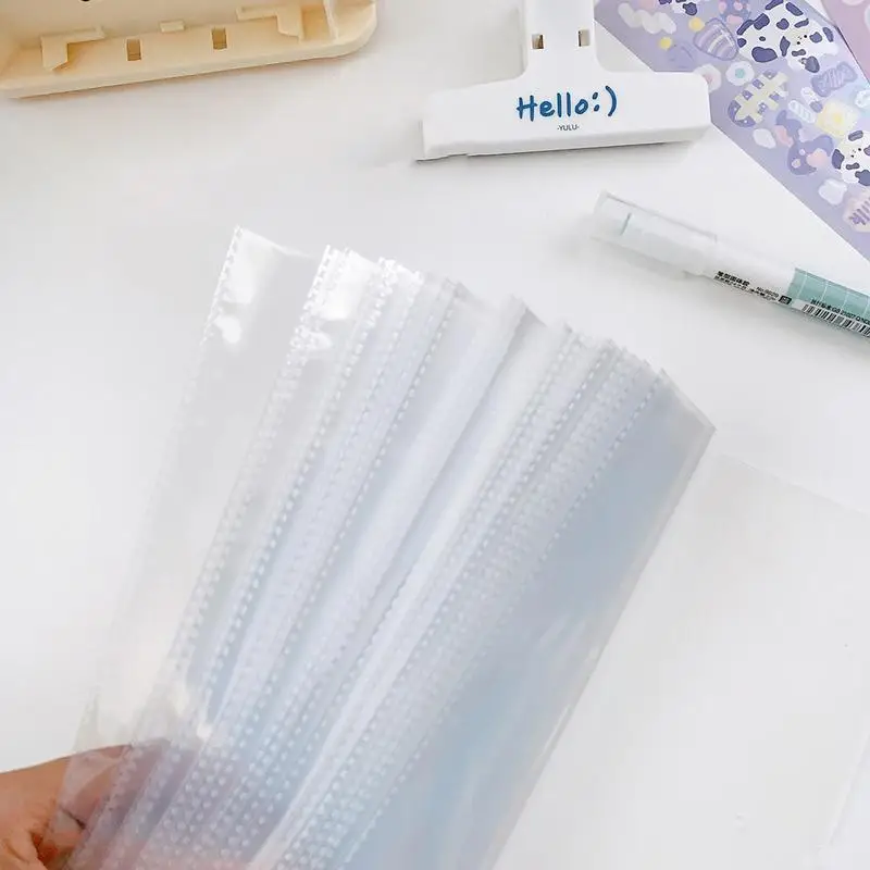 Sticker Organizer Book Album For Stickers Collection Reusable Transparent Double Inserts Collection Tool For Home Exhibition