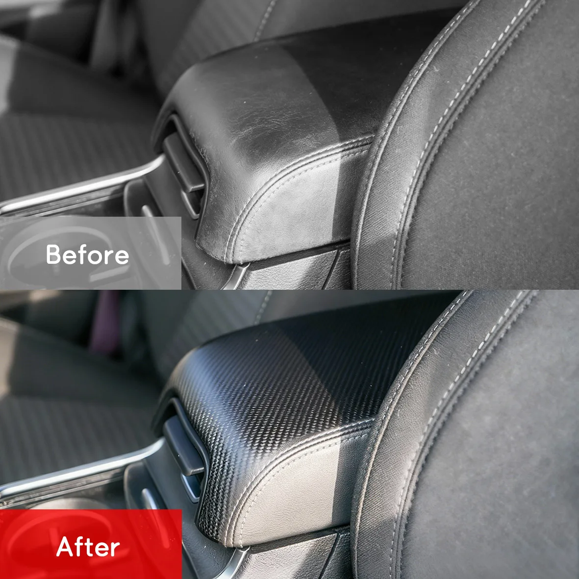 Center Console Armrest Cover For Dodge Charger 2015-2021 Leather Armrest Lid Protector Auto Interior Accessories