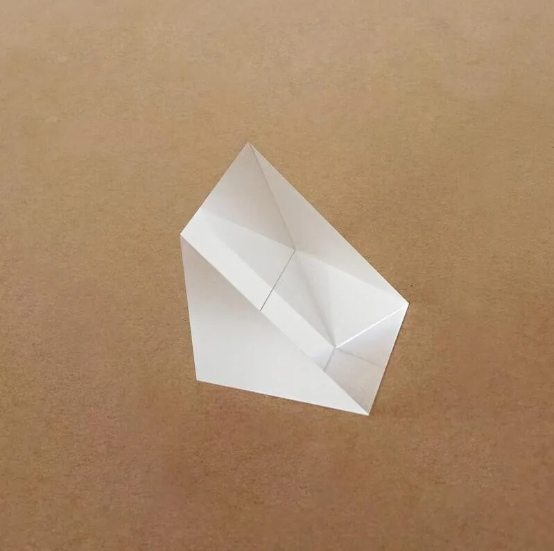 2PCS 40x40x40mm K9 Optical Glass Triangular Right Angle Prism for Research