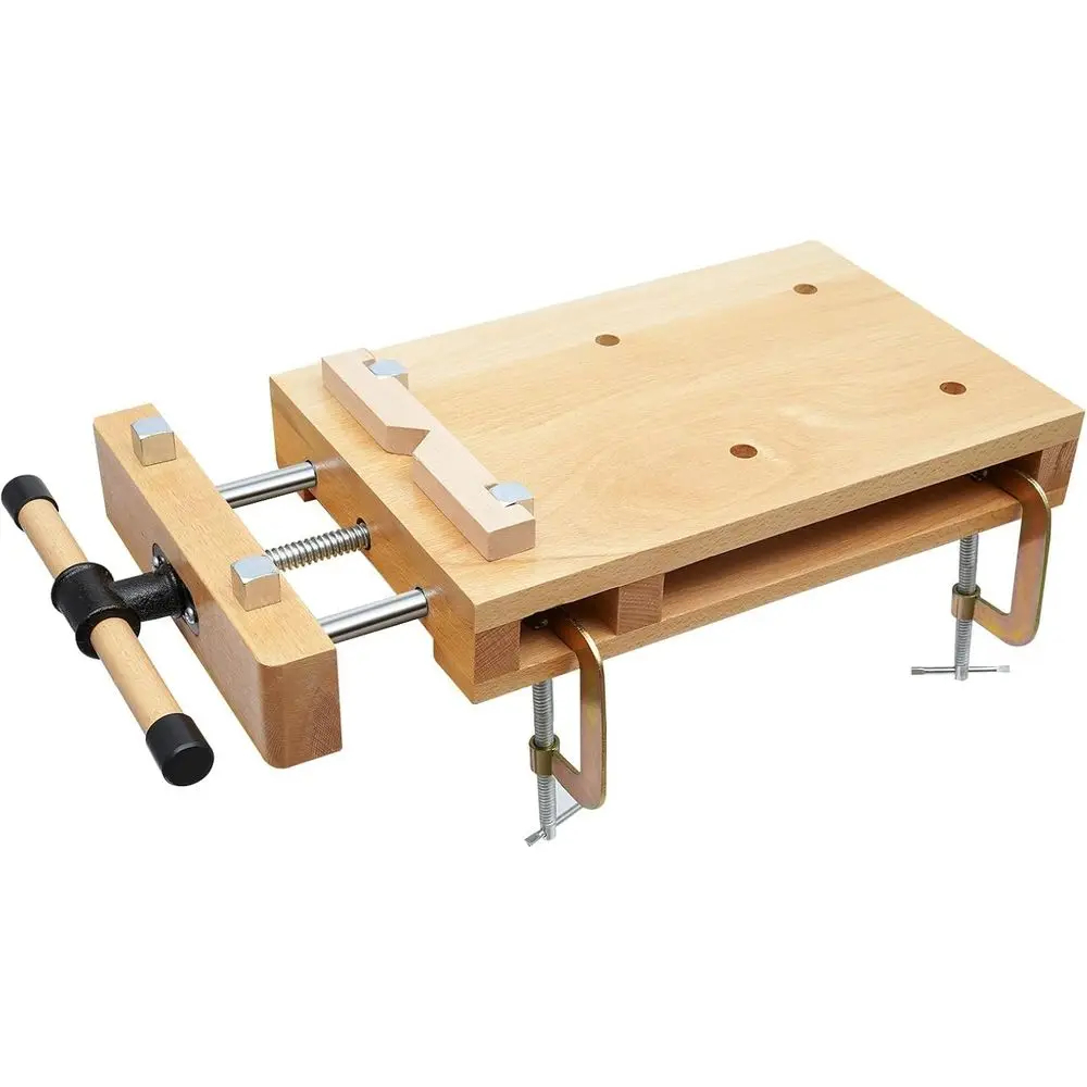 Portable Workbench Hard Woodworking Vise or Workbench, Desktop Work Table Work Bench with G-Type ixing Clips and Limit Blocks, o