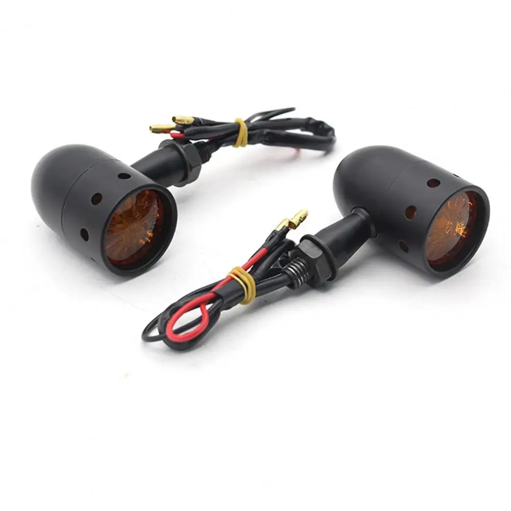 

Turn Indicators 1 Pair Practical Easy Installation Lightweight Motorcycle LED Turn Signal Flash Lights Motorcycle Light