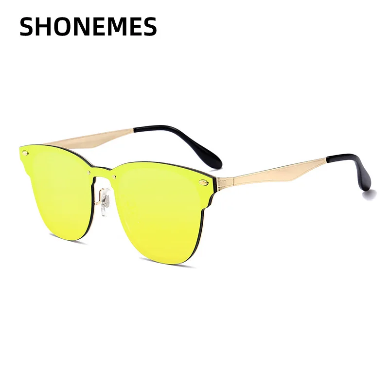 

Shonemes Square Sunglasses Women Men Retro Design Metal Frame Driving Shades Rivet UV Protection Sun Glasses for Unisex