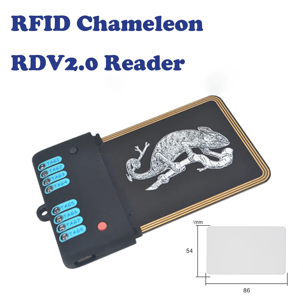 Proxmark3-lector RFID de detección camaleón Rev Mini 2,0, 13,56 Mhz, NFC, programador de Token, ISO14443, duplicador de fotocopiadora 1K S50