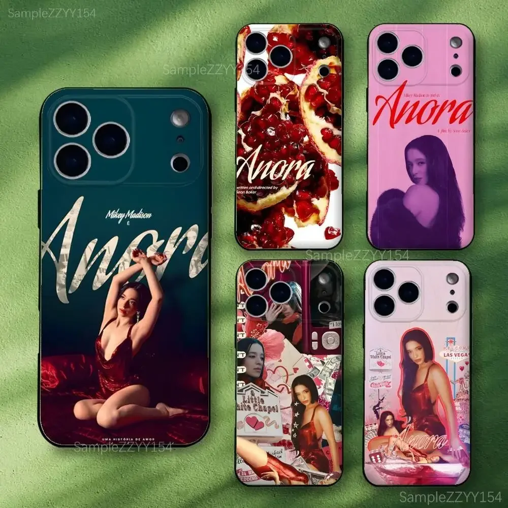 Anora Mikey Madison Phone Case For 15,16,17,13,14,11,12,Pro,Max,Plus,E,Air,Mini Shockproof Silicone Soft Cover