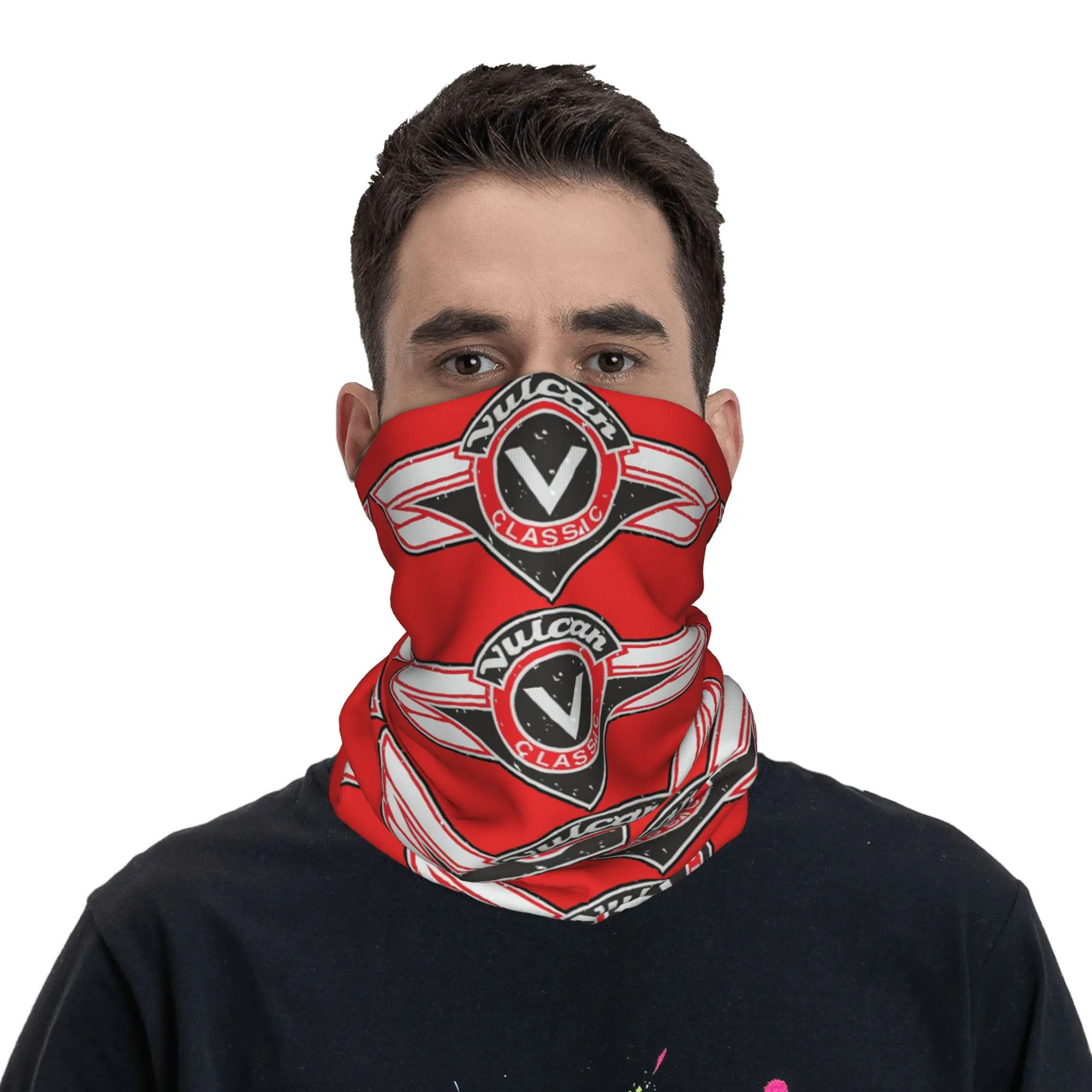 دراجة نارية Vulcan VN الكلاسيكية التي يرتديها باندانا الرقبة الجراب قناع مطبوع وشاح عقال دافئ الرياضة في الهواء الطلق للجنسين الكبار قابل للغسل #3