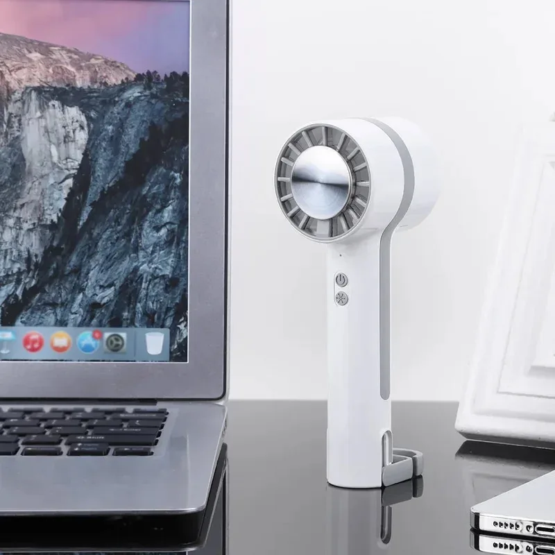 

TOPLIVING Handheld Mini Fan with Hook Portable Air Conditioner 2000mAh Electric Personal Fan for Outdoor Travel Camping
