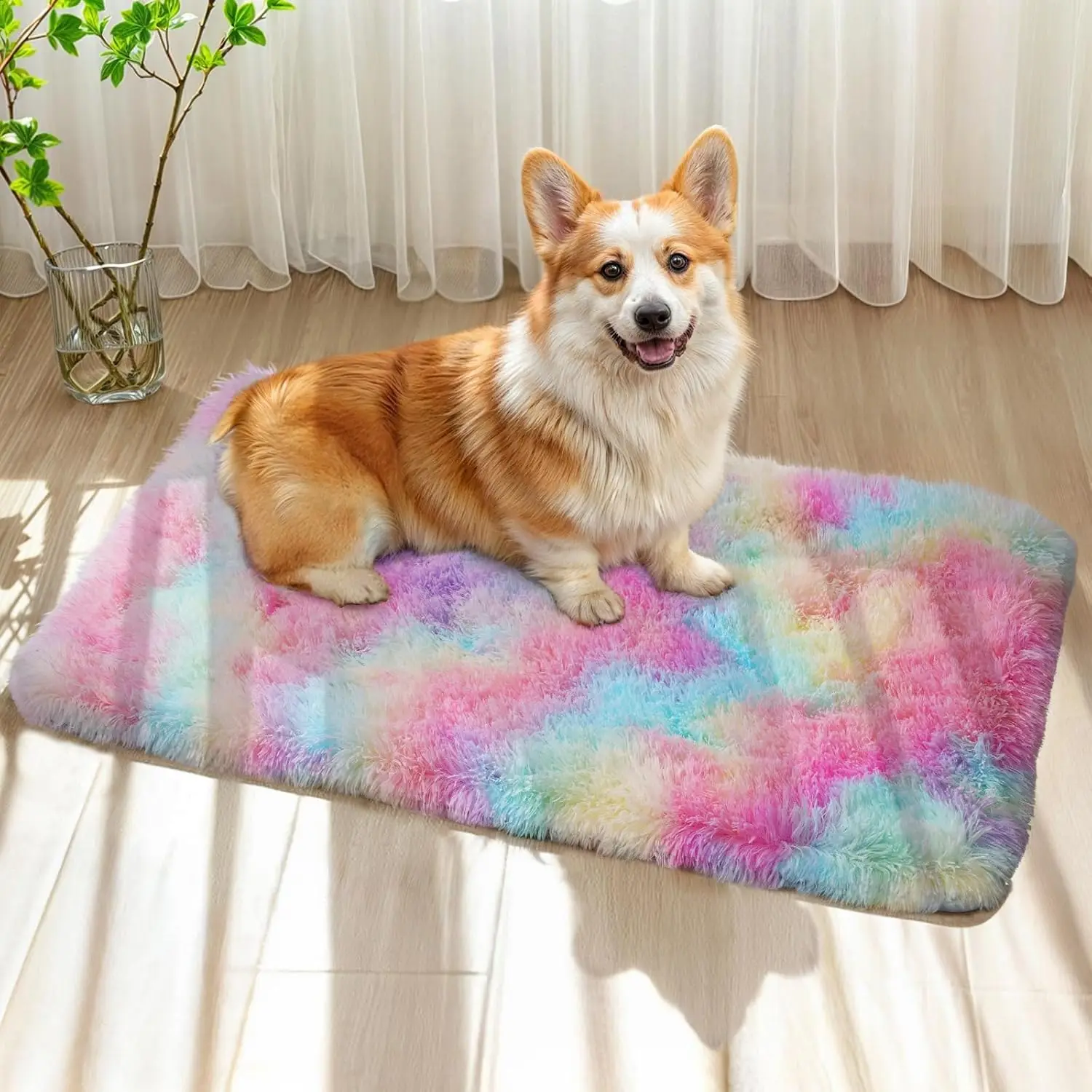 سجادة أرضية ناعمة فاخرة من الصوف من فيكاما، مناسبة لسجاد السرير في غرف النوم، وسجاد أقدام الأريكة وسجاد ديكور المنزل. #2