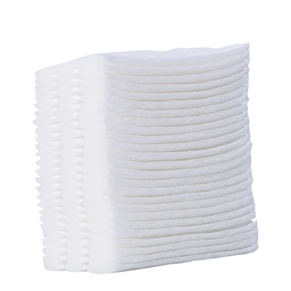 3 個三層不織布メイクアップコットンパッド両面フェイシャルパフメイク落としスキンケアケア使い捨て美容
