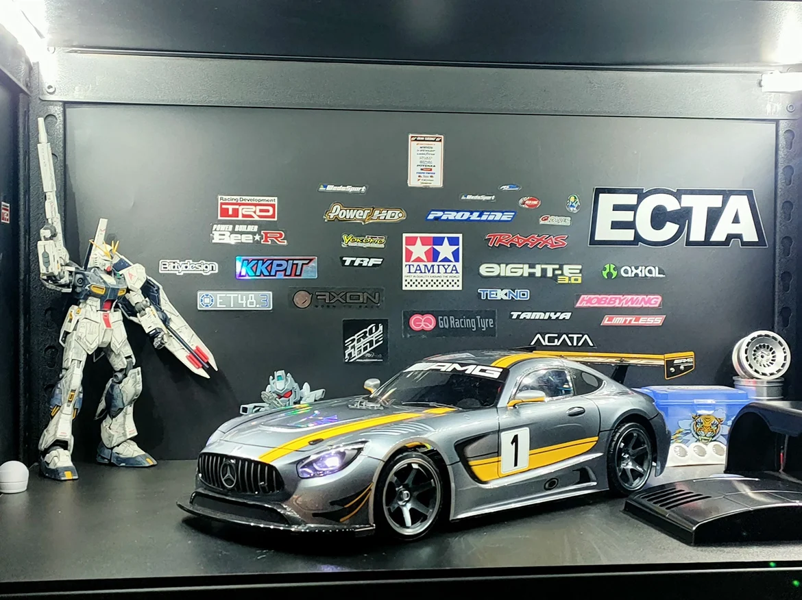 TAMIYA 1/10 Mercedes-AMG GT3 Mercedes-Benz TT02 Flat Car RadioControl Car RC Car Racing Car RTR