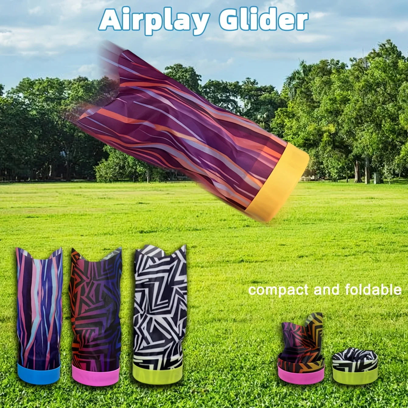 Airplay Glider Outdoor Sports Glider, Sports Throwing Games, for Lawns, Beaches, Parks, Various Scenarios, Team-Building Games,
