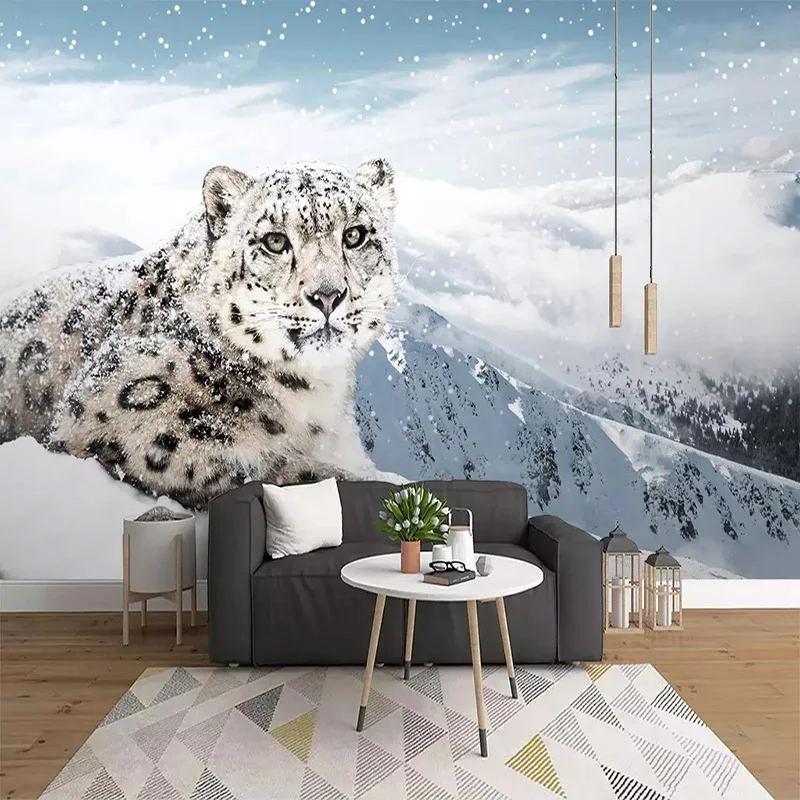 Custom 3D Wallpaper Modern Leopard Photo Wall Murals Living Room Kid's Bedroom Background Wall Paper Home Decor 3D Frescoes