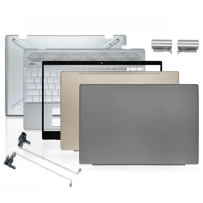 For HP Pavilion 15-CS 15-CW TPN-Q208 Q210 LCD Back Cover Bezel Palmrest Bottom Housing Hinge & Keyboard
