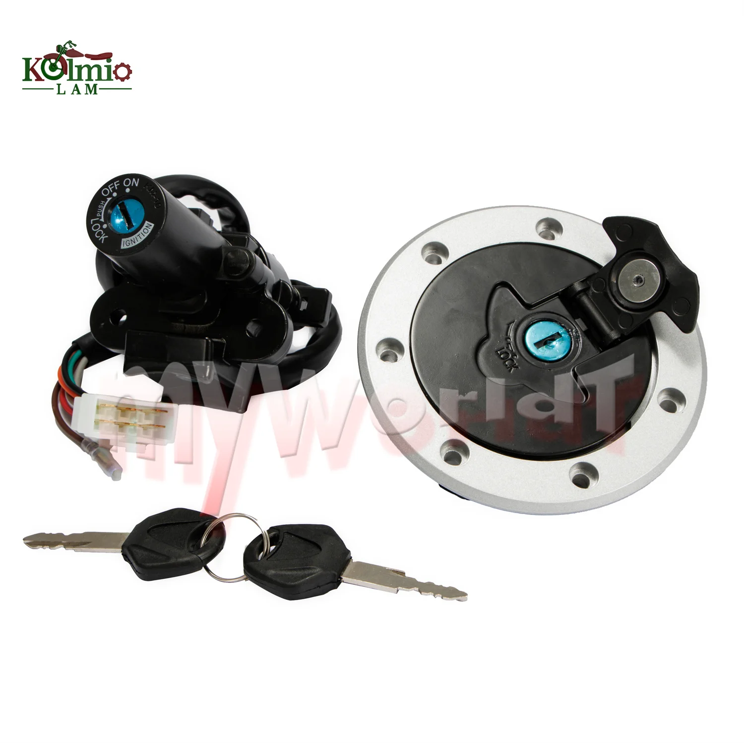 Fit For KAWASAKI NINJA ZX6R ZXR400 ZXR750 Motorcycle Ignition Switch Fuel Gas Cap