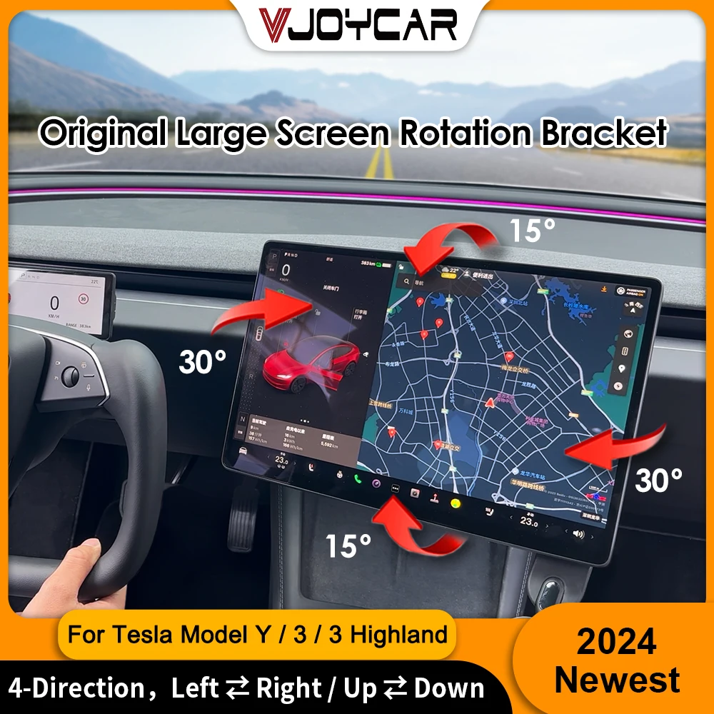 kit-de-montage-a-ecran-d'inclinaison-a-quatre-sens-pour-les-placements-support-rotatif-haute-precision-modele-3-y-nouveau