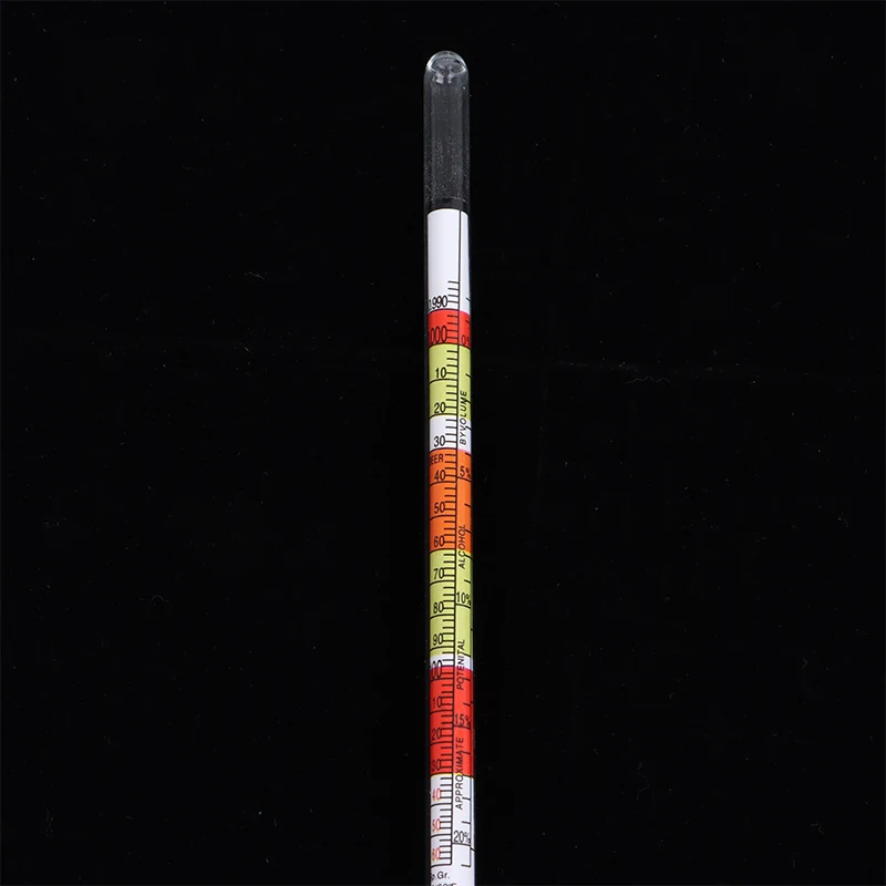 1Pcs Triple Scale Hydrometer Self Brewed Wine Sugar Meter Alcohol Measuring for Home Brewing Making Beer Wine Mead Ale Craft