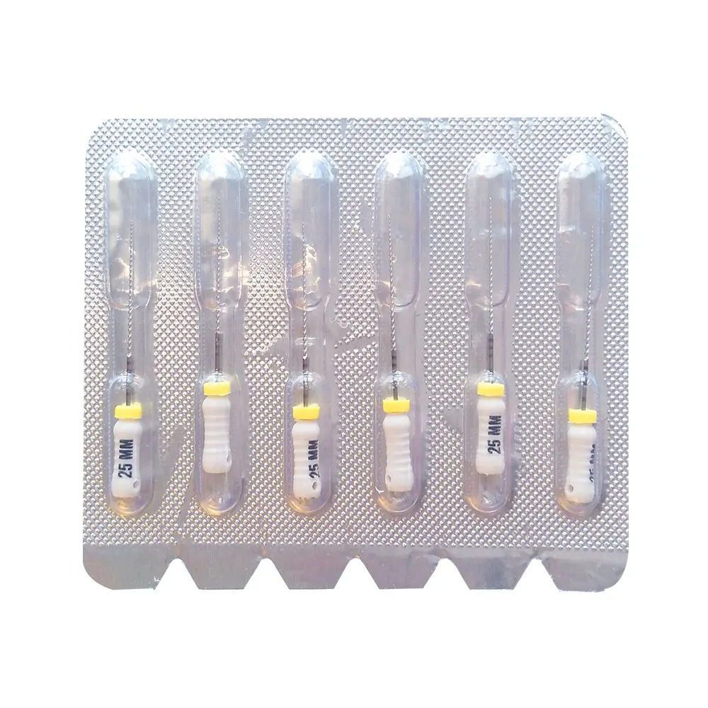 Lime dentali C+ Lime endodontiche da 25 mm 21 mm Lime C in acciaio inossidabile pilota 6 #   8 # 10 #   12.5 #   15 #   Lime per canale radicolare