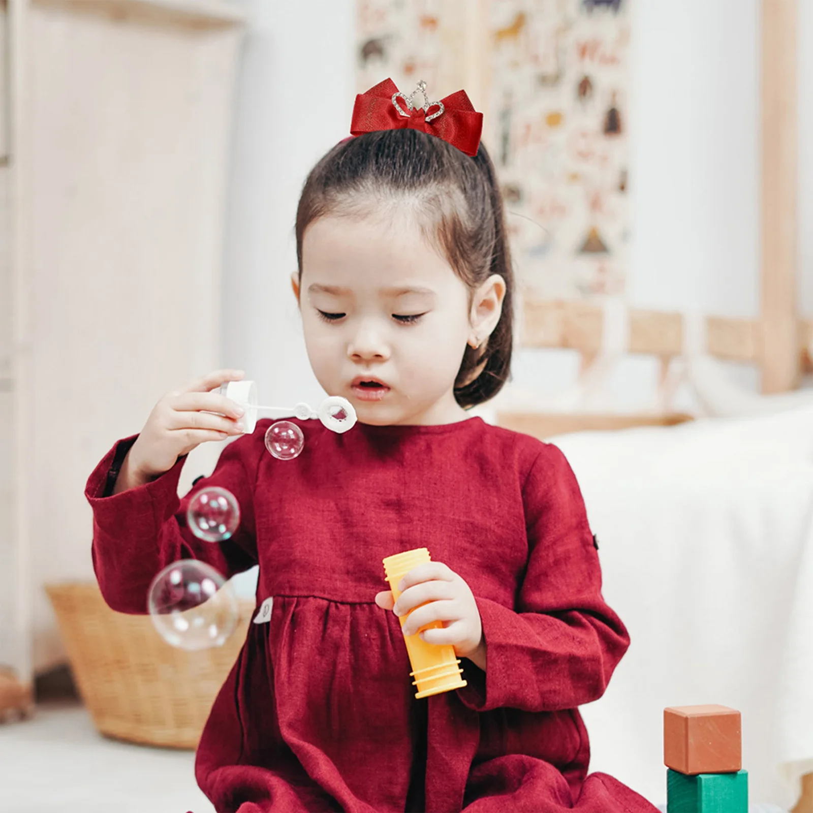 

3Pcs Bowknot Hairpin Butterfly Clips Elegant Hair Decor Wedding Party Hair Accessories Bowknot Clips Colorful Hairpin