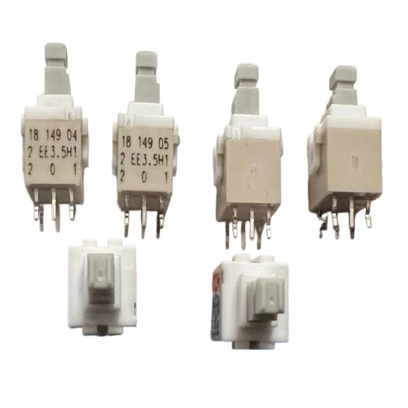 1PCS/LOTS 100% for PVA2EEH13.5NSNAV2 plug-in 6-pin mixing console power switch self-locking button with lock 9 * 10 * 17.5mm
