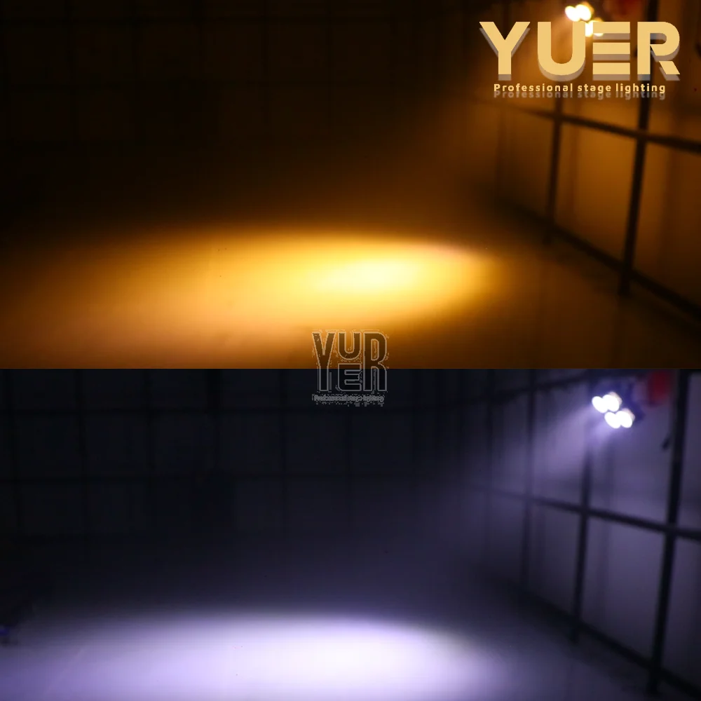 Mini 4x25W Led 4 Occhi COB Par Luce Bianco Freddo/Caldo 2in1 Luce per Pubblicità DMX512 Controllo del Suono RDM per DJ Disco Party Wedding Bar