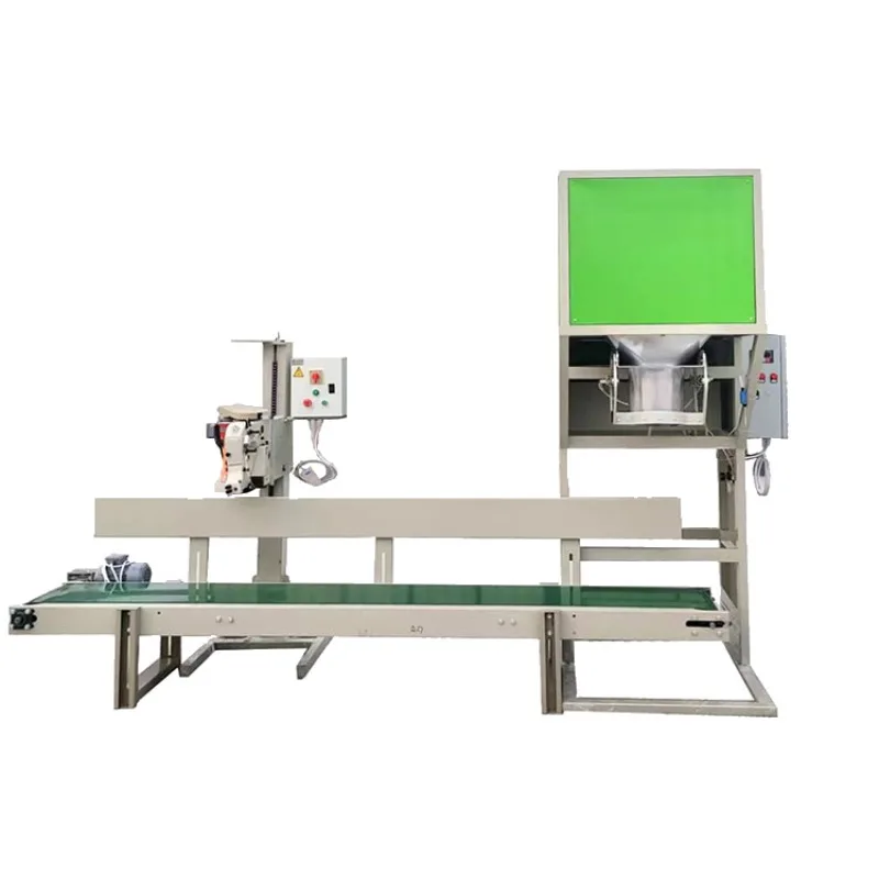Feed bag automatic weighing and packaging machine, grain granule packaging