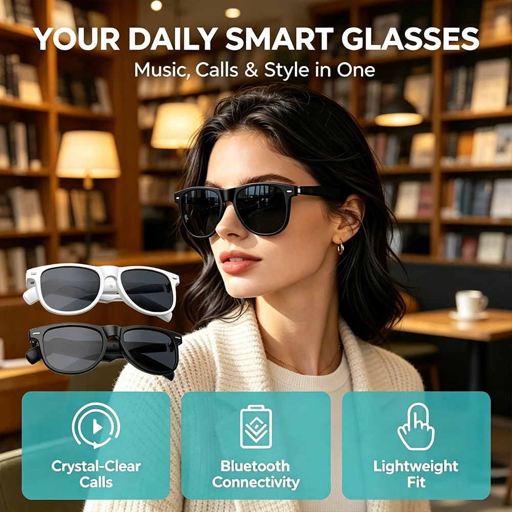 Music Audio Pro - SG‑23 Pro Smart Audio Glasses Wireless