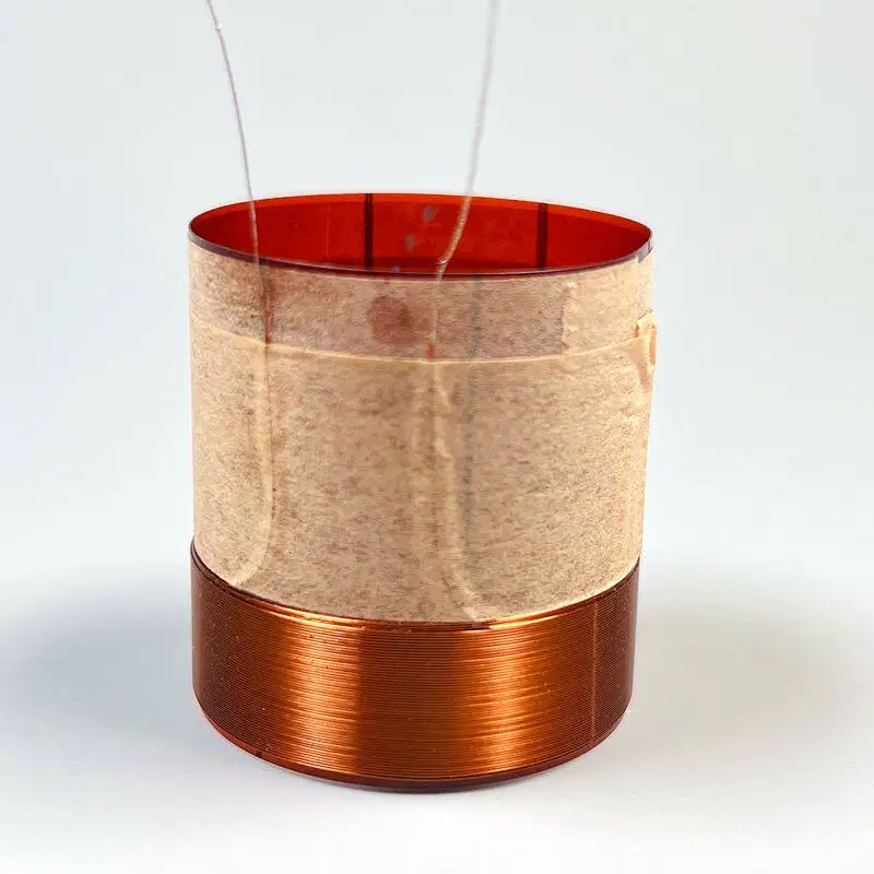 

49.5mm low-frequency voice coil, 49.5 cores, 8 ohms, Kabi Tong, double-layer outer winding, round wire
