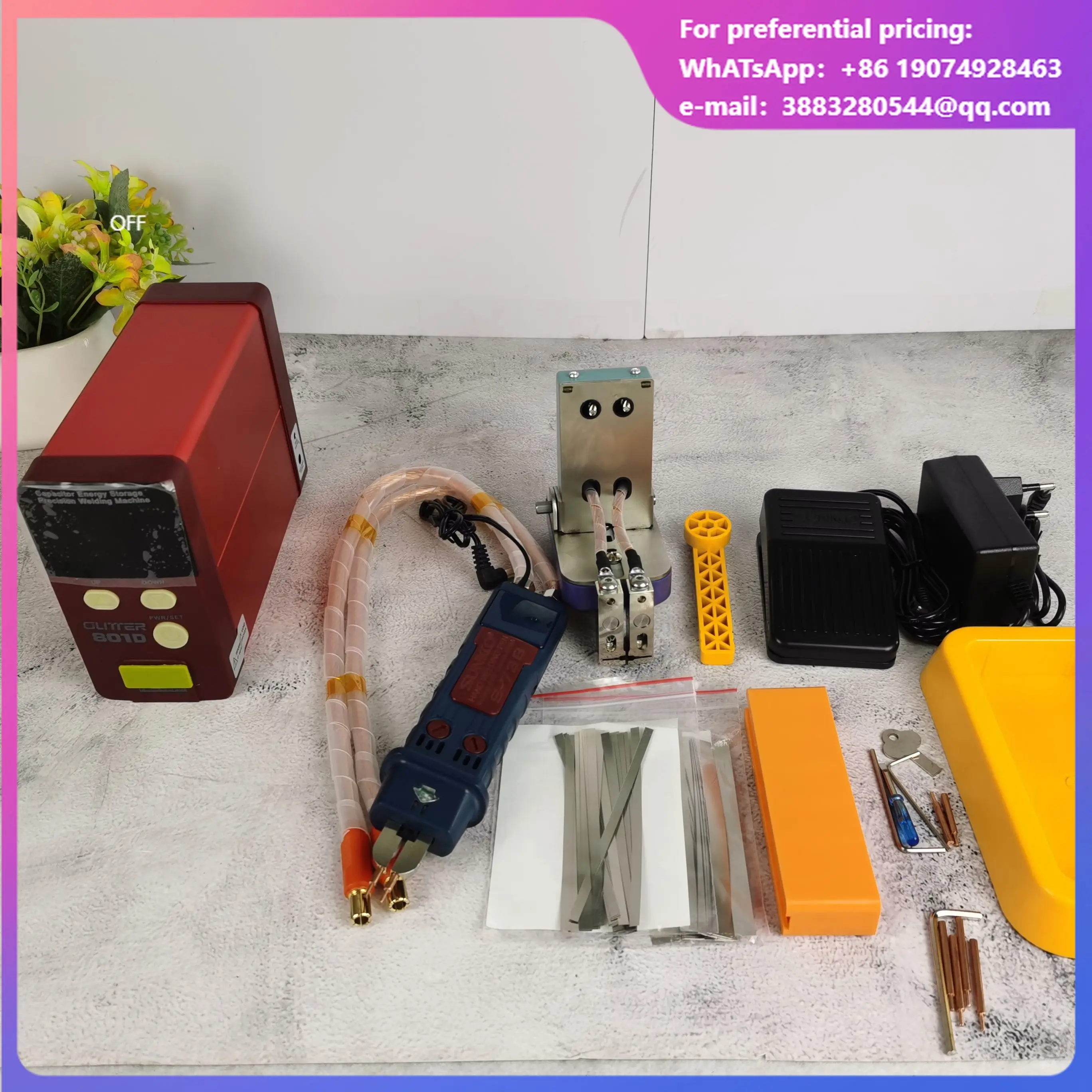 High quality 801D Nickel Welder Battery Machine 220V New Spot Welding For Battery Packs 0.3mm Precision On Sale