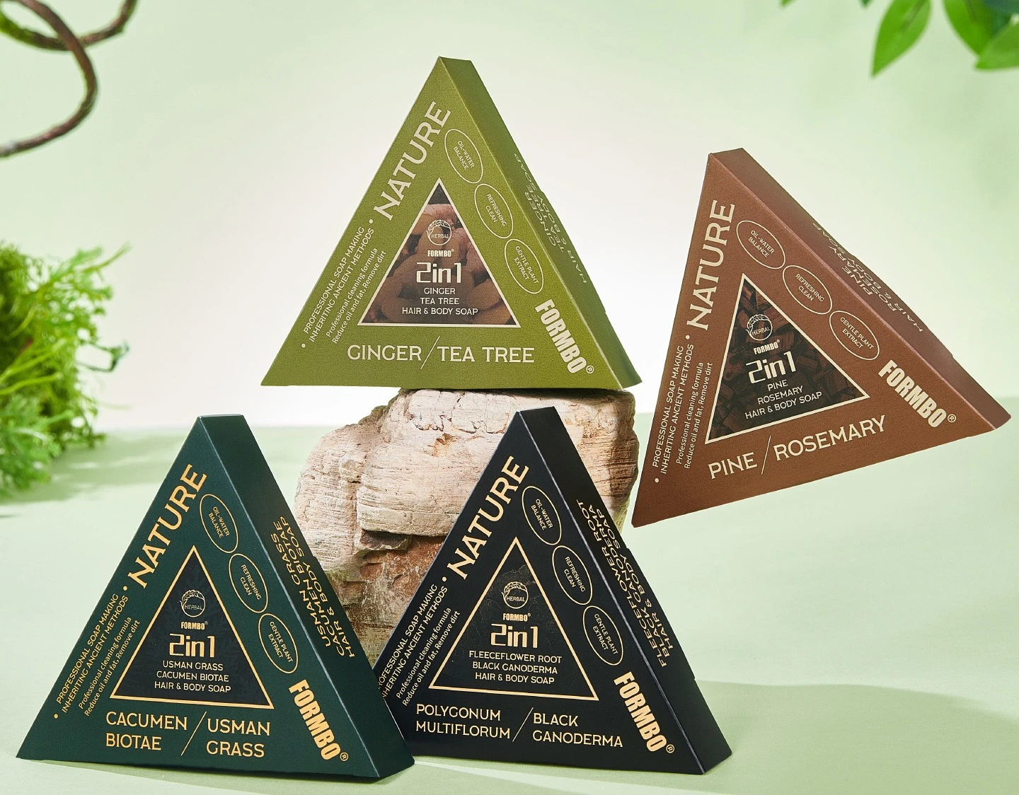 

Usma Herbal Soap, For Hair & Body Cleansing, Natural Plant-Based