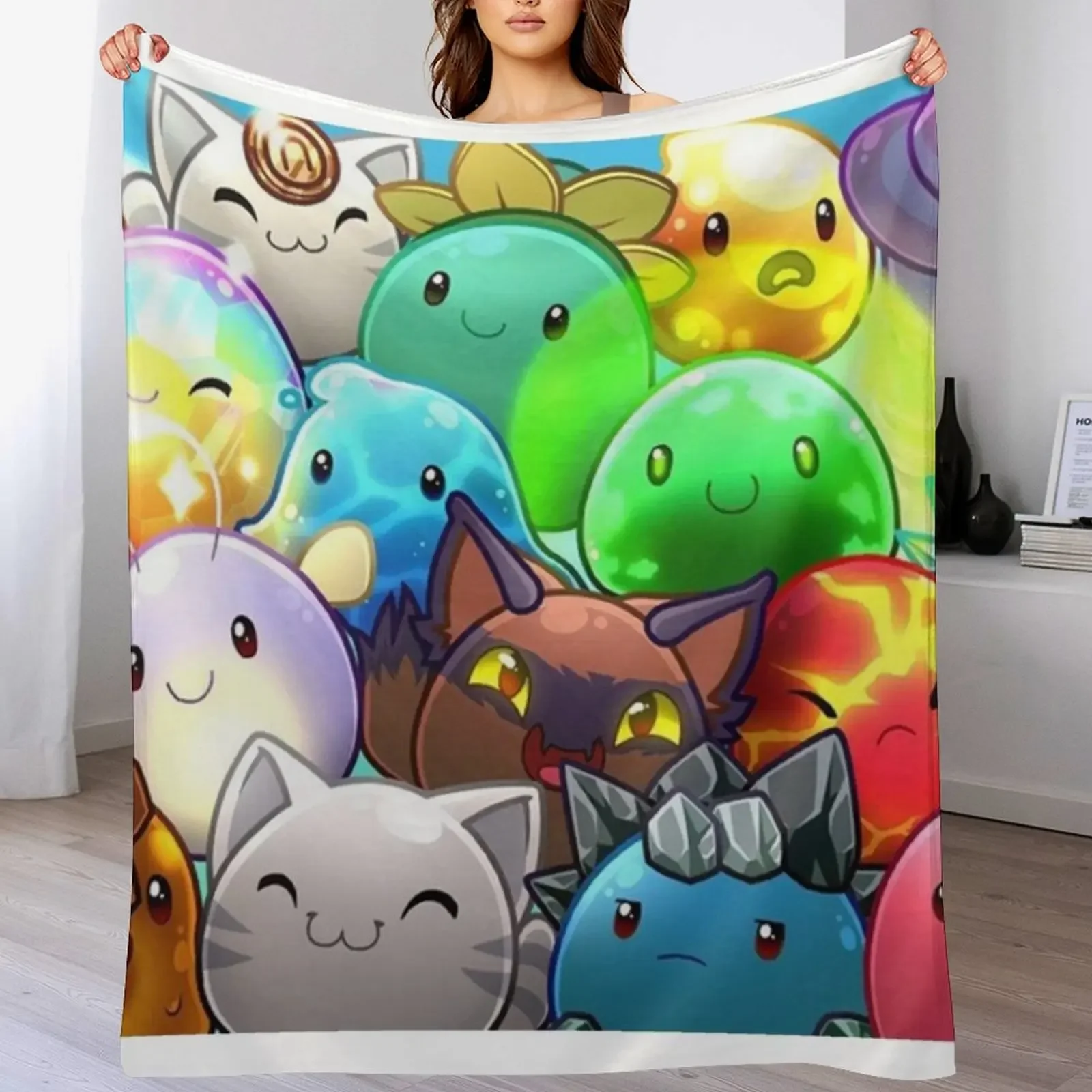 

New Slime rancher Throw Blanket Luxury Thicken Camping Luxury Softest Blankets