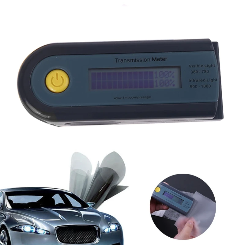 Transmittance Meter Multi Portable Testers for Vehicle Window Plastic Film Architectural Film Testing H9EE